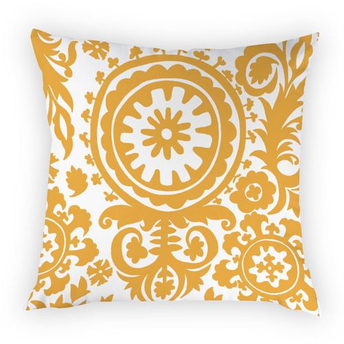Geometric Mustard Yellow and Grey Scandi Boho Pillow Case Sofa Cushion Cover